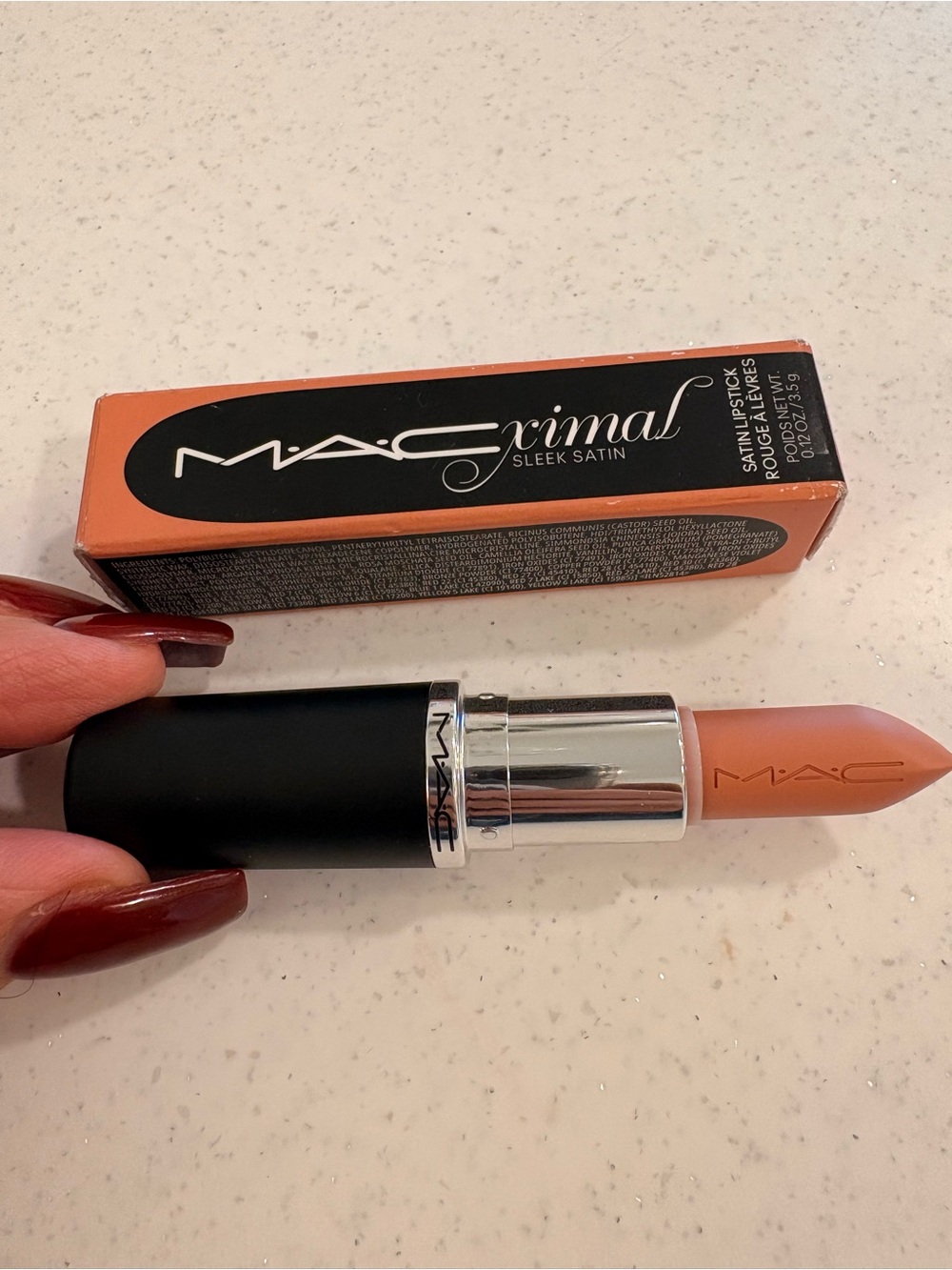 MAC Cosmetics Lipstick - Warm Nude Peach